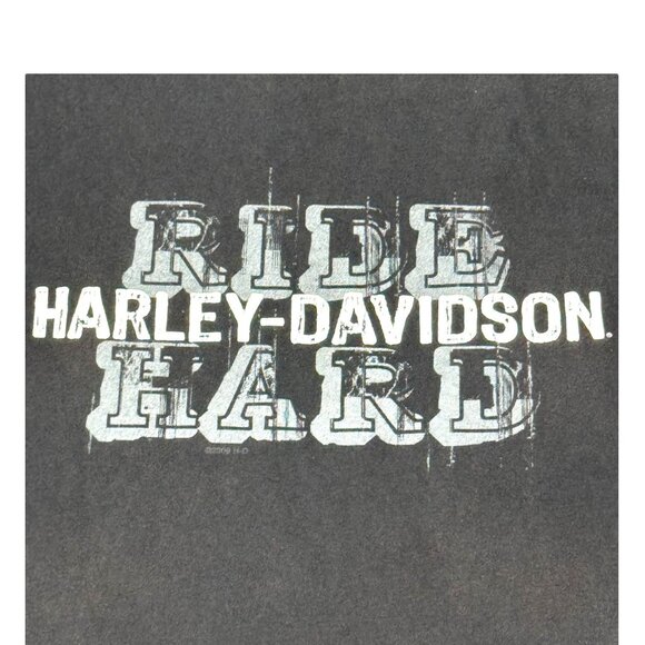 Harley-Davidson Ride Hard Biker T-Shirt Size XL Black Sanford FL Motorcycles - Picture 1 of 7